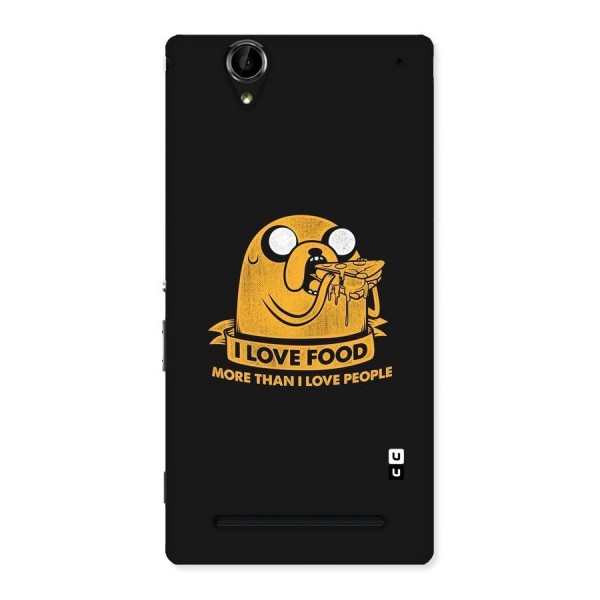 Love Food Back Case for Sony Xperia T2