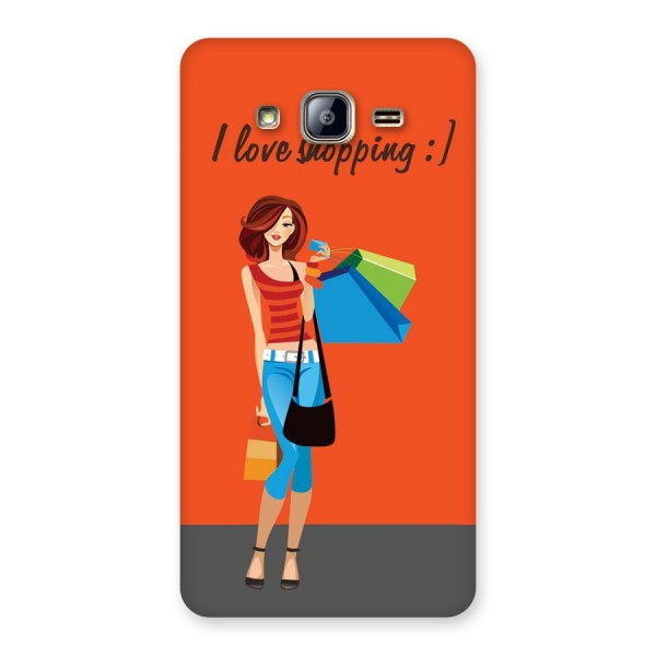 Love Shopping Classy Girl Back Case for Galaxy On5