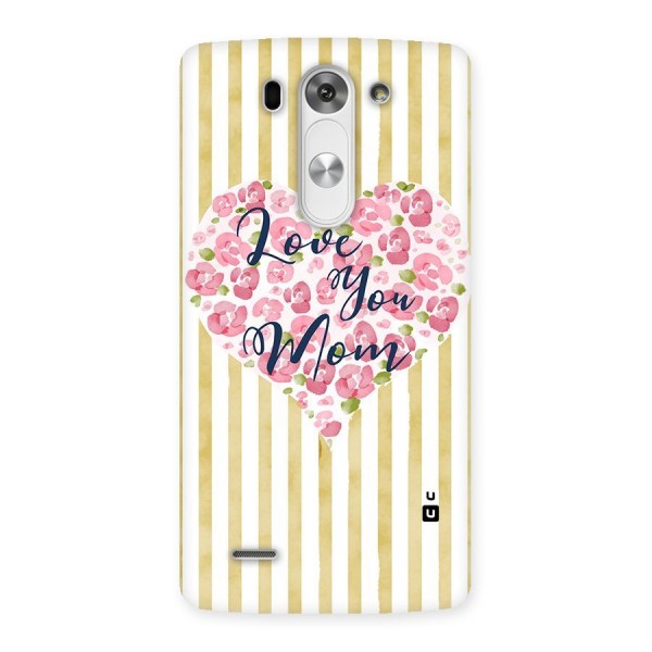 Love You Mom Back Case for LG G3 Beat