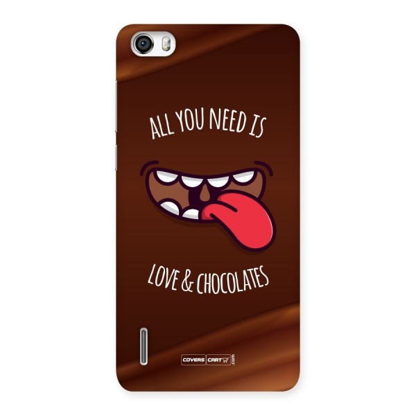 Love and Chocolates Back Case for Honor 6