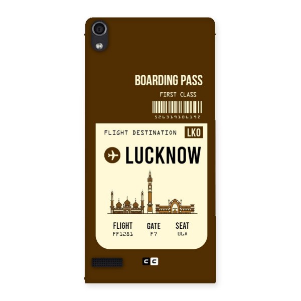 Lucknow Boarding Pass Back Case for Ascend P6