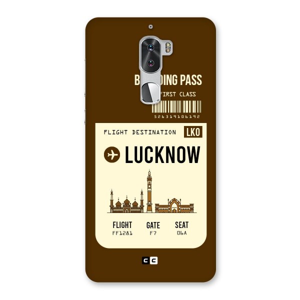 Lucknow Boarding Pass Back Case for Coolpad Cool 1
