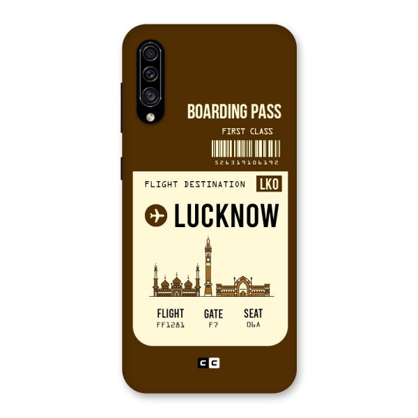 Lucknow Boarding Pass Back Case for Galaxy A30s