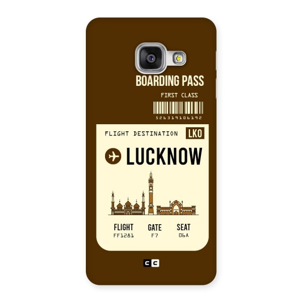 Lucknow Boarding Pass Back Case for Galaxy A3 2016