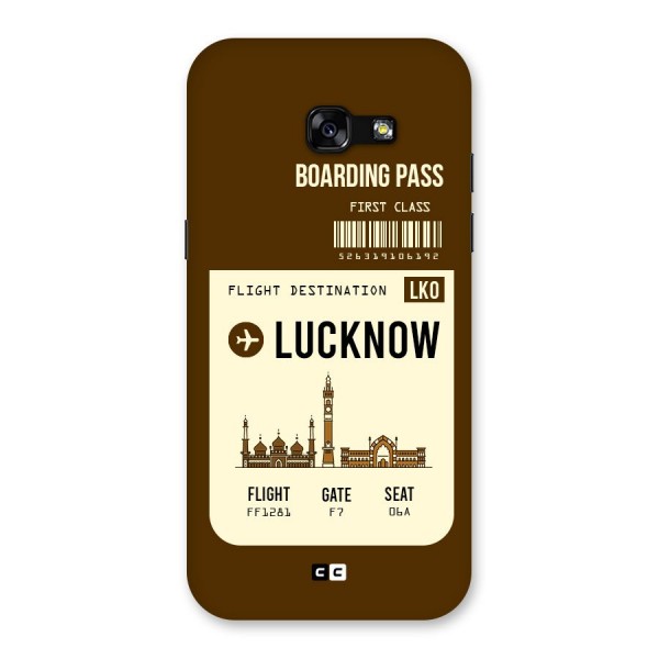 Lucknow Boarding Pass Back Case for Galaxy A5 2017