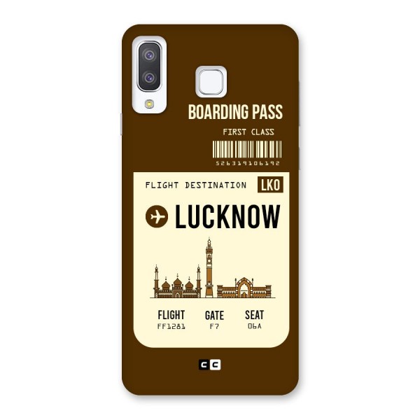 Lucknow Boarding Pass Back Case for Galaxy A8 Star