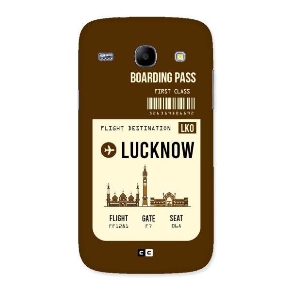 Lucknow Boarding Pass Back Case for Galaxy Core