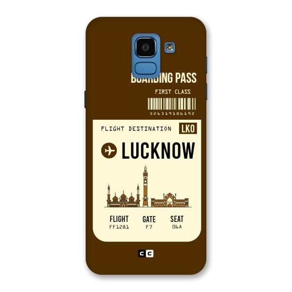 Lucknow Boarding Pass Back Case for Galaxy On6