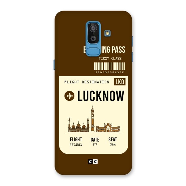 Lucknow Boarding Pass Back Case for Galaxy On8 (2018)