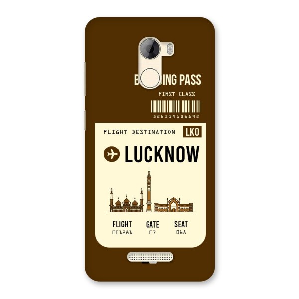 Lucknow Boarding Pass Back Case for Gionee A1 LIte