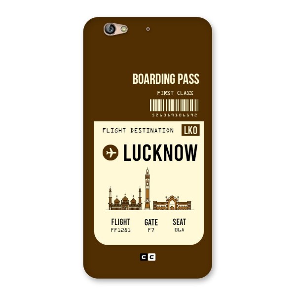 Lucknow Boarding Pass Back Case for Gionee S6