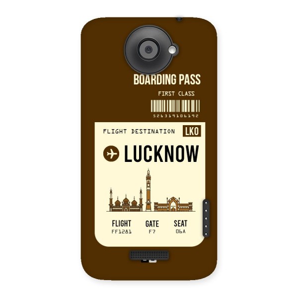 Lucknow Boarding Pass Back Case for HTC One X