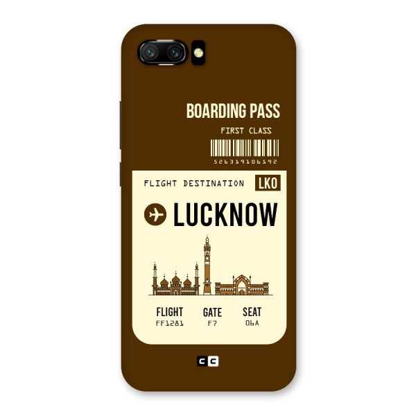 Lucknow Boarding Pass Back Case for Honor 10