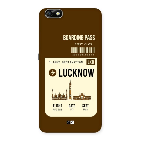 Lucknow Boarding Pass Back Case for Honor 4X
