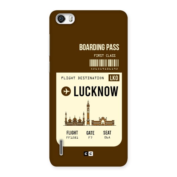 Lucknow Boarding Pass Back Case for Honor 6