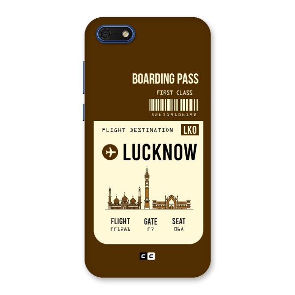 Lucknow Boarding Pass Back Case for Honor 7s