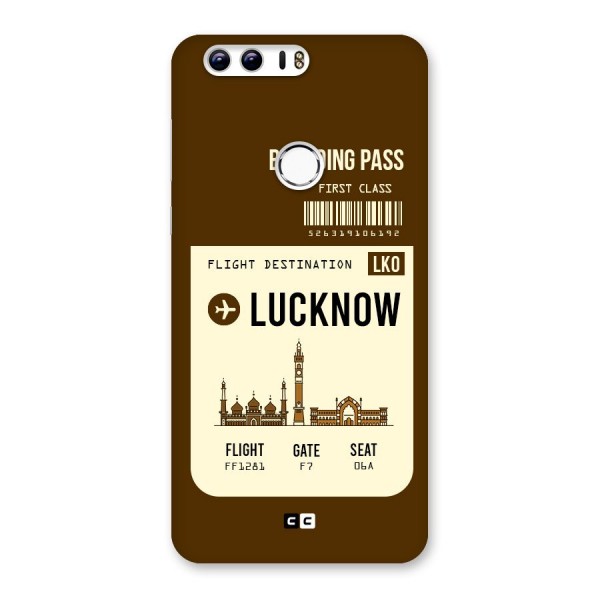 Lucknow Boarding Pass Back Case for Honor 8