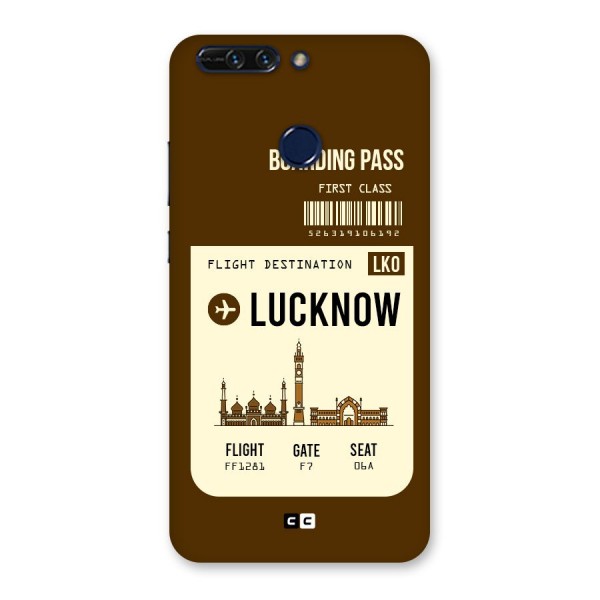 Lucknow Boarding Pass Back Case for Honor 8 Pro