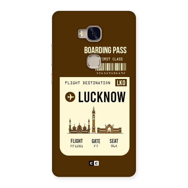 Lucknow Boarding Pass Back Case for Huawei Honor 5X