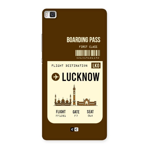 Lucknow Boarding Pass Back Case for Huawei P8