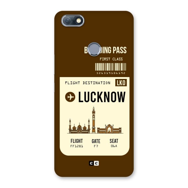 Lucknow Boarding Pass Back Case for Infinix Note 5