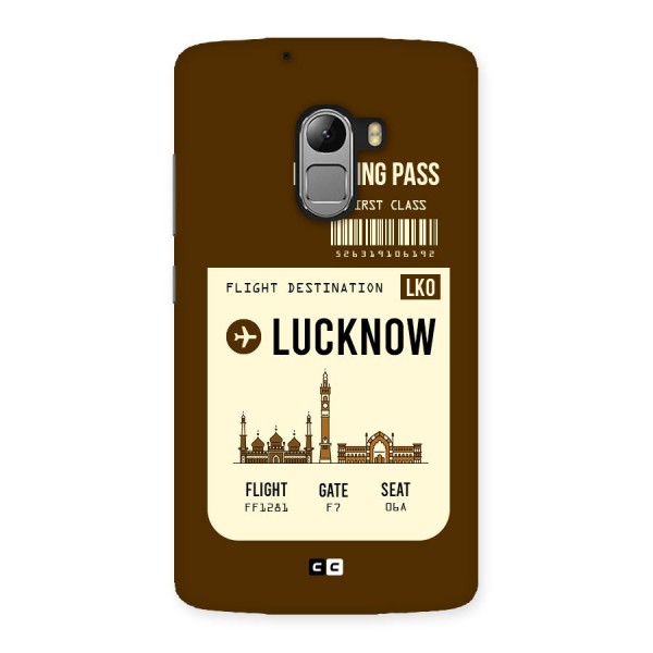 Lucknow Boarding Pass Back Case for Lenovo K4 Note