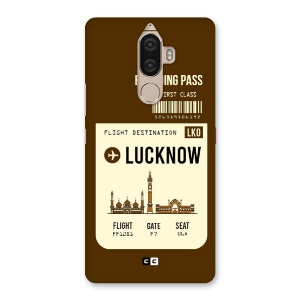 Lucknow Boarding Pass Back Case for Lenovo K8 Note