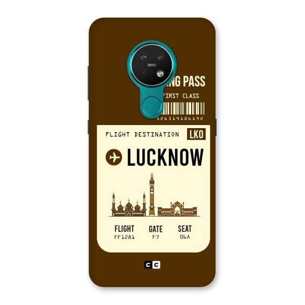 Lucknow Boarding Pass Back Case for Nokia 7.2