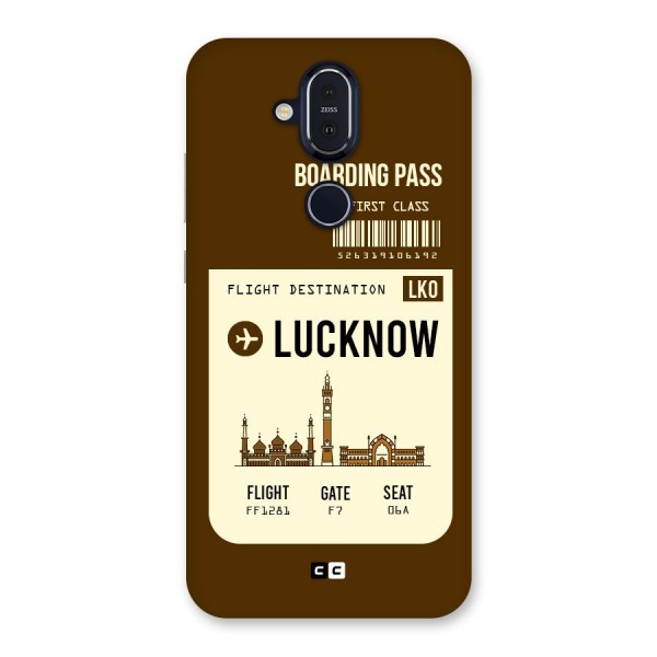 Lucknow Boarding Pass Back Case for Nokia 8.1