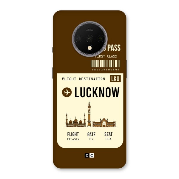 Lucknow Boarding Pass Back Case for OnePlus 7T