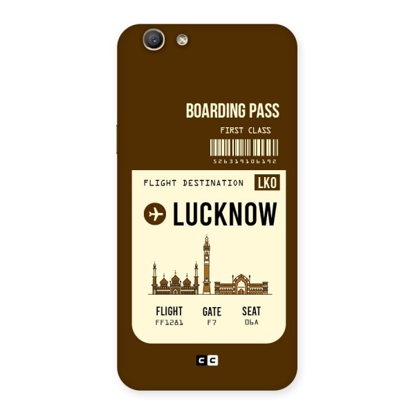 Lucknow Boarding Pass Back Case for Oppo A59