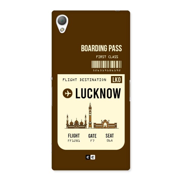 Lucknow Boarding Pass Back Case for Sony Xperia Z3