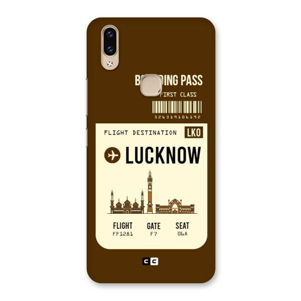 Lucknow Boarding Pass Back Case for Vivo V9 Youth