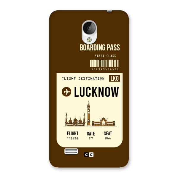 Lucknow Boarding Pass Back Case for Vivo Y21