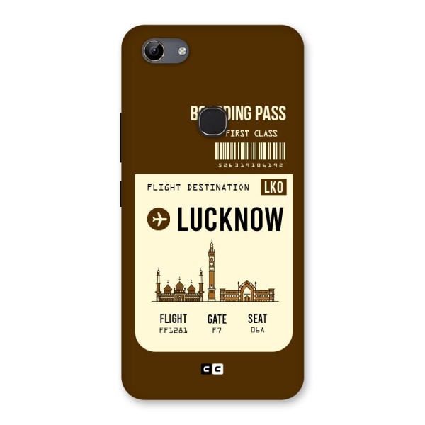 Lucknow Boarding Pass Back Case for Vivo Y81