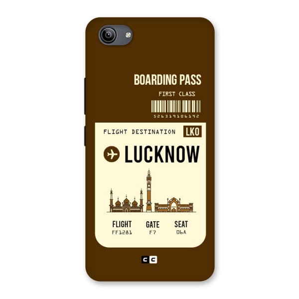Lucknow Boarding Pass Back Case for Vivo Y81i