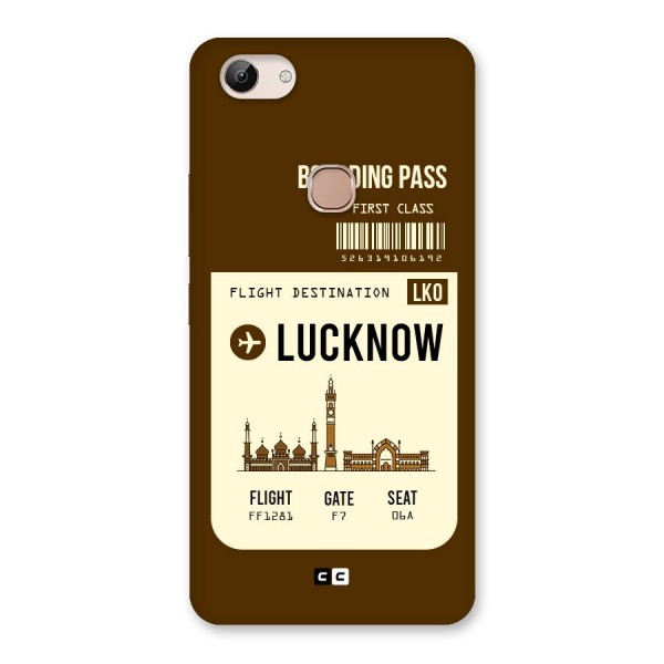 Lucknow Boarding Pass Back Case for Vivo Y83