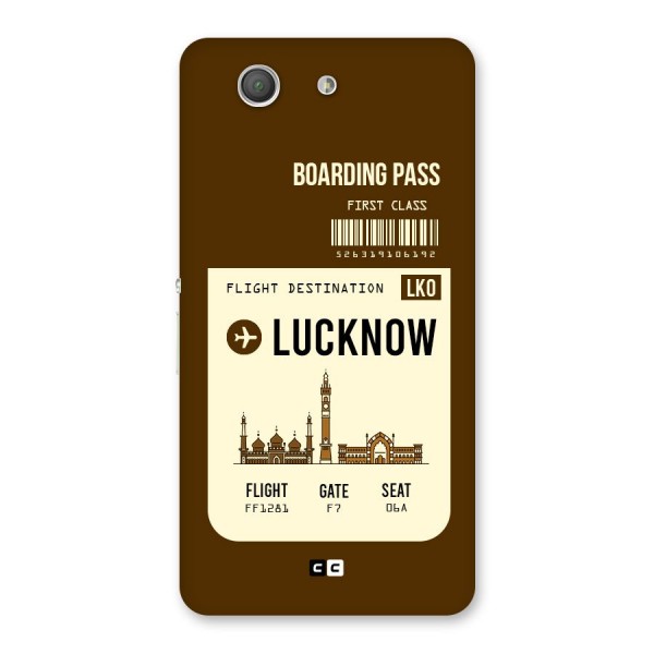 Lucknow Boarding Pass Back Case for Xperia Z3 Compact