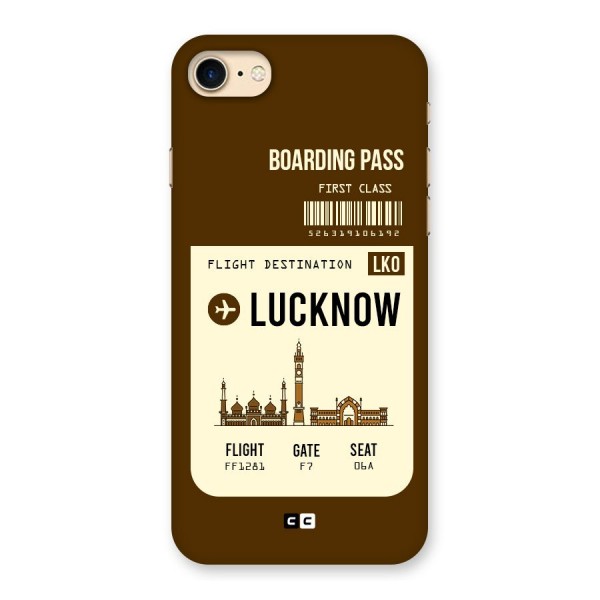 Lucknow Boarding Pass Back Case for iPhone 7