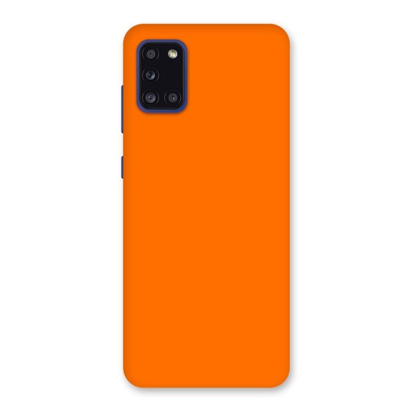 Mac Orange Back Case for Galaxy A31