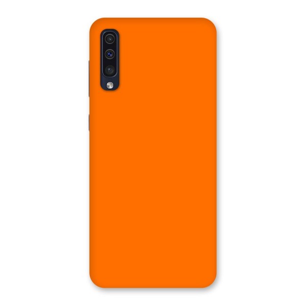 Mac Orange Back Case for Galaxy A50