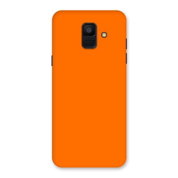 Mac Orange Back Case for Galaxy A6 (2018)
