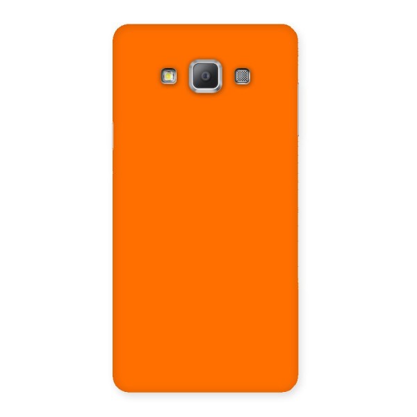 Mac Orange Back Case for Galaxy A7