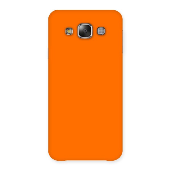 Mac Orange Back Case for Galaxy E7