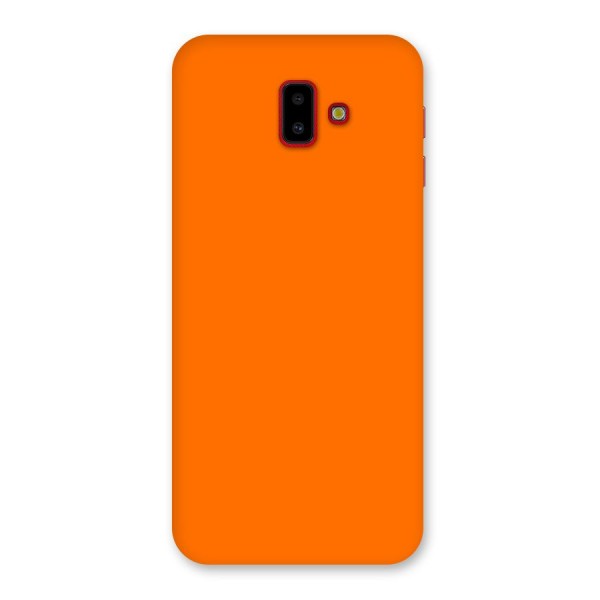 Mac Orange Back Case for Galaxy J6 Plus