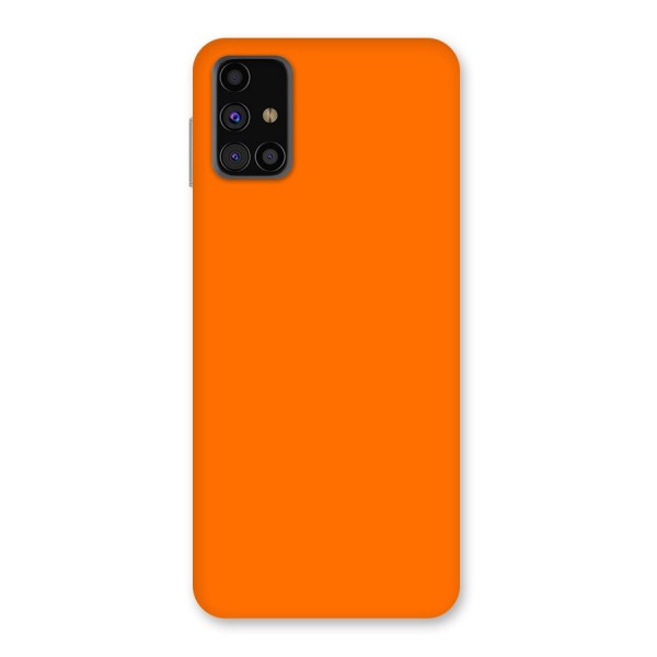 Mac Orange Back Case for Galaxy M31s