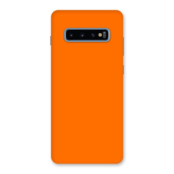 Mac Orange Back Case for Galaxy S10 Plus