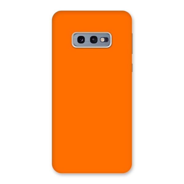 Mac Orange Back Case for Galaxy S10e