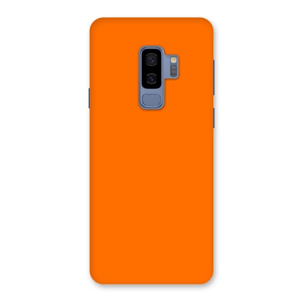 Mac Orange Back Case for Galaxy S9 Plus