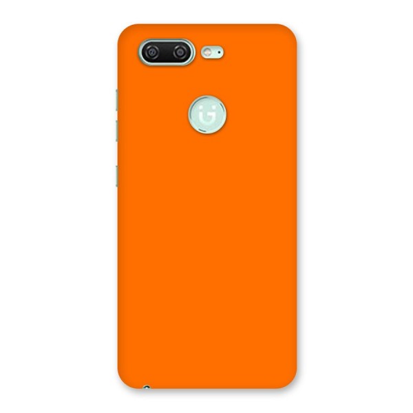 Mac Orange Back Case for Gionee S10